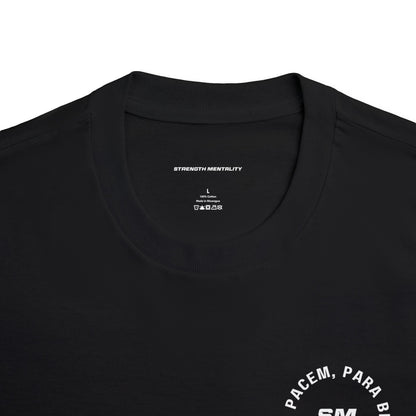Sword & Roses T‑Shirt — Gothic Sword Back Print with Red Rose Vine